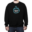 Powered by AI. - Crew Neck Sweatshirt Crew Neck Sweatshirt RIPT Apparel Small / Black