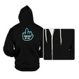 Powered by AI. - Hoodies Hoodies RIPT Apparel Small / Black