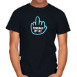 Powered by AI. - Mens T-Shirts RIPT Apparel Small / Black