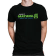 Powered by Grayskull - Mens Premium T-Shirts RIPT Apparel Small / Black
