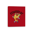 Powered By Pizza - Canvas Wraps Canvas Wraps RIPT Apparel 8x10 / Red