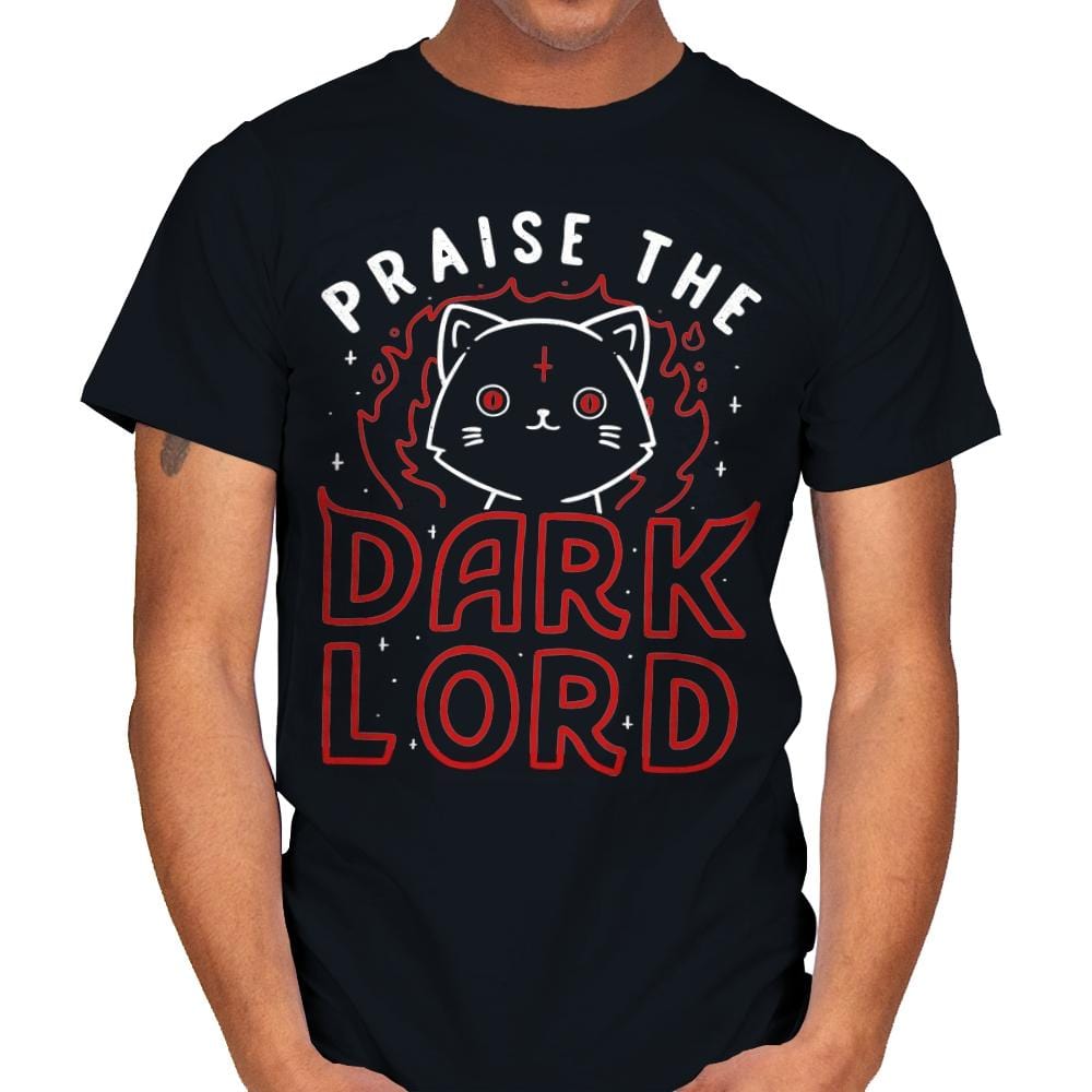 Praise The Dark Lord - Mens T-Shirts RIPT Apparel Small / Black
