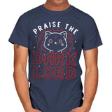 Praise The Dark Lord - Mens T-Shirts RIPT Apparel Small / Navy