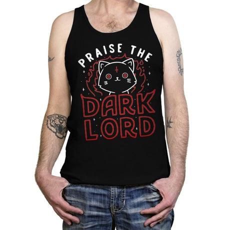Praise The Dark Lord - Tanktop Tanktop RIPT Apparel X-Small / Black