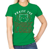 Praise The Dark Lord - Womens T-Shirts RIPT Apparel Small / Irish Green