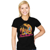 Praise the Summer - Womens T-Shirts RIPT Apparel Small / Black