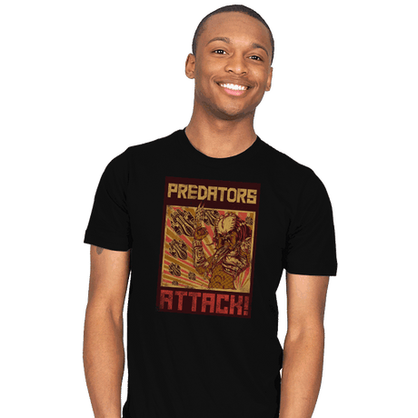 Predators Attack! - Mens T-Shirts RIPT Apparel