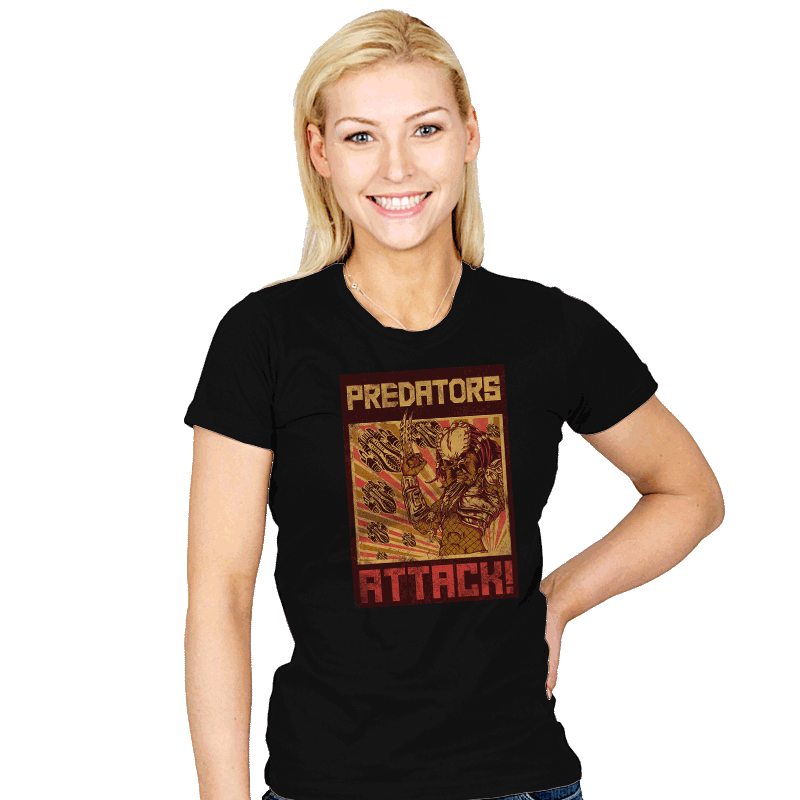 Predators Attack! - Womens T-Shirts RIPT Apparel