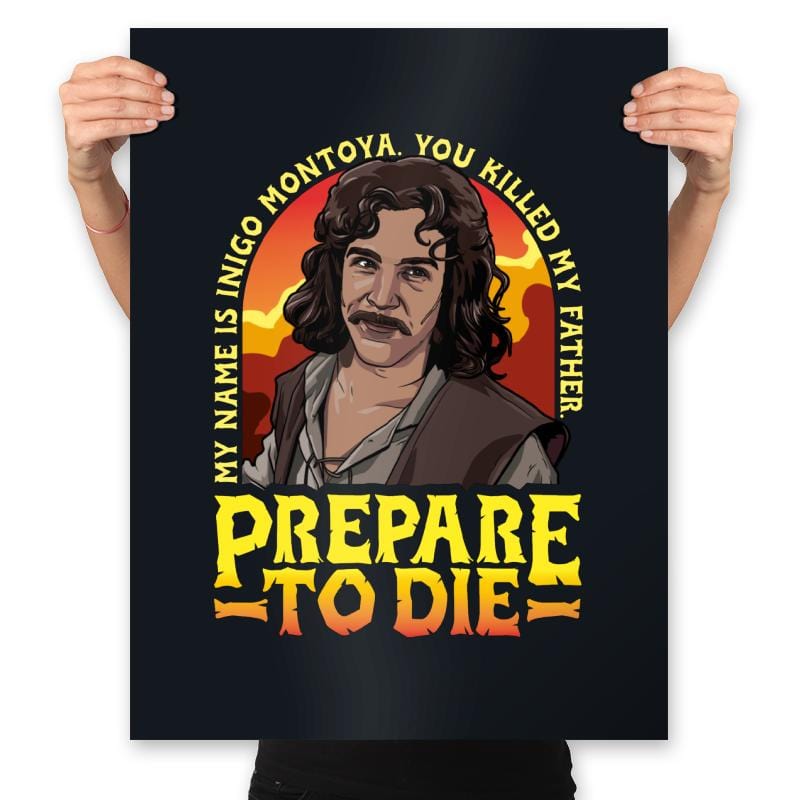 Prepare to Die - Prints Posters RIPT Apparel 18x24 / Black