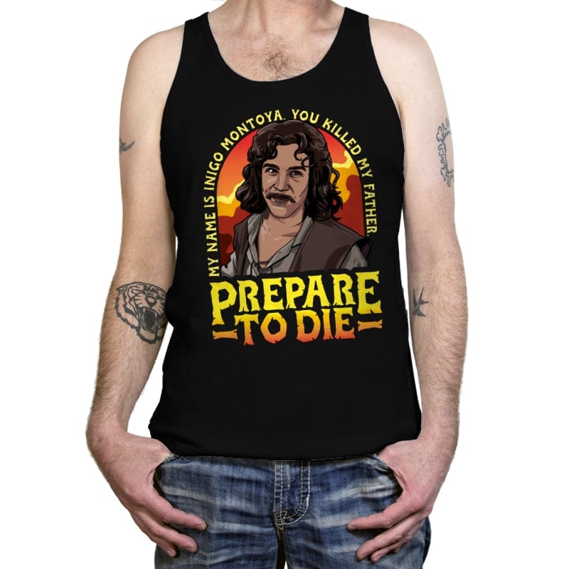 Prepare to Die - Tanktop Tanktop RIPT Apparel X-Small / Black
