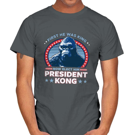 President Kong - Mens T-Shirts RIPT Apparel Small / Charcoal