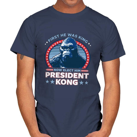 President Kong - Mens T-Shirts RIPT Apparel Small / Navy