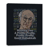 Pretty Good Hanukkah - Canvas Wraps Canvas Wraps RIPT Apparel 16x20 / Black