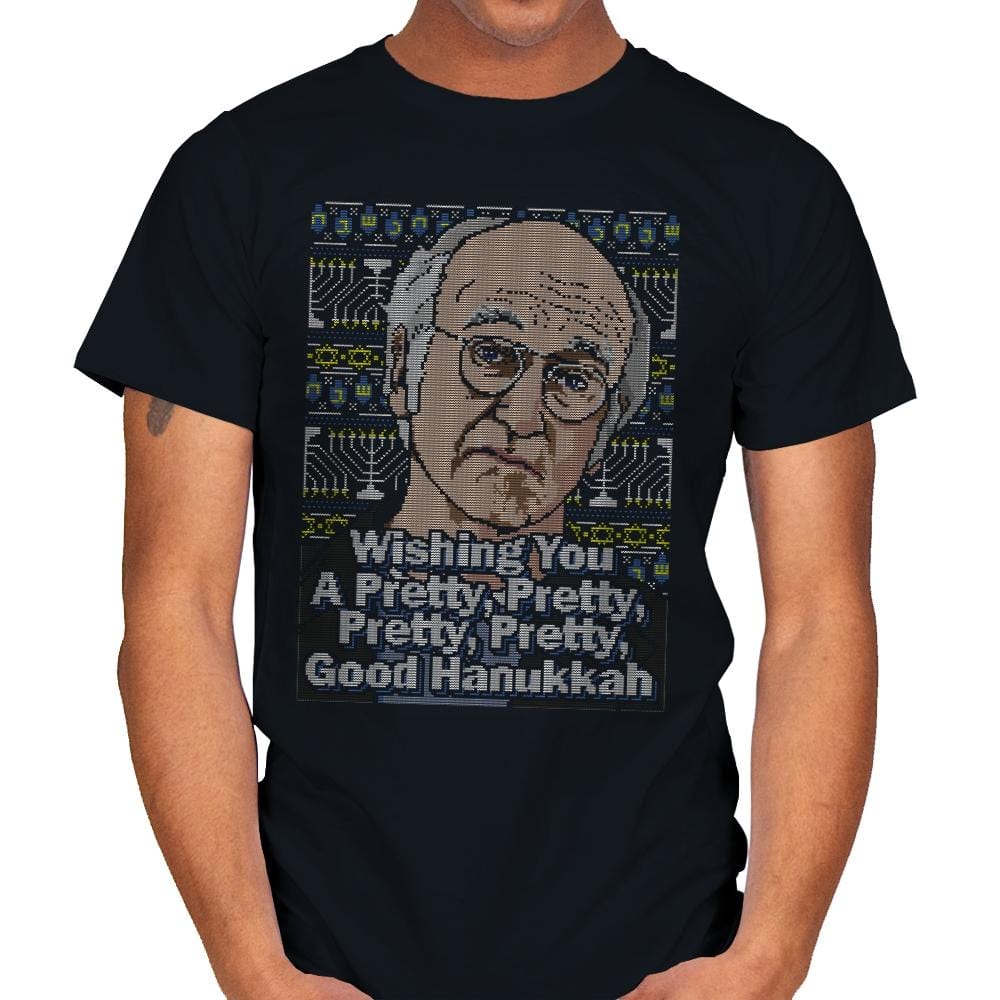 Pretty Good Hanukkah - Mens T-Shirts RIPT Apparel Small / Black