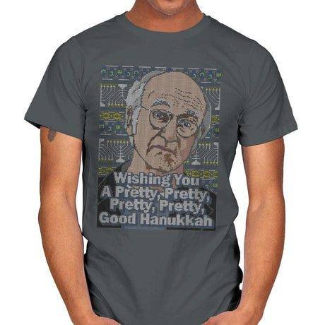 Pretty Good Hanukkah - Mens T-Shirts RIPT Apparel Small / Charcoal