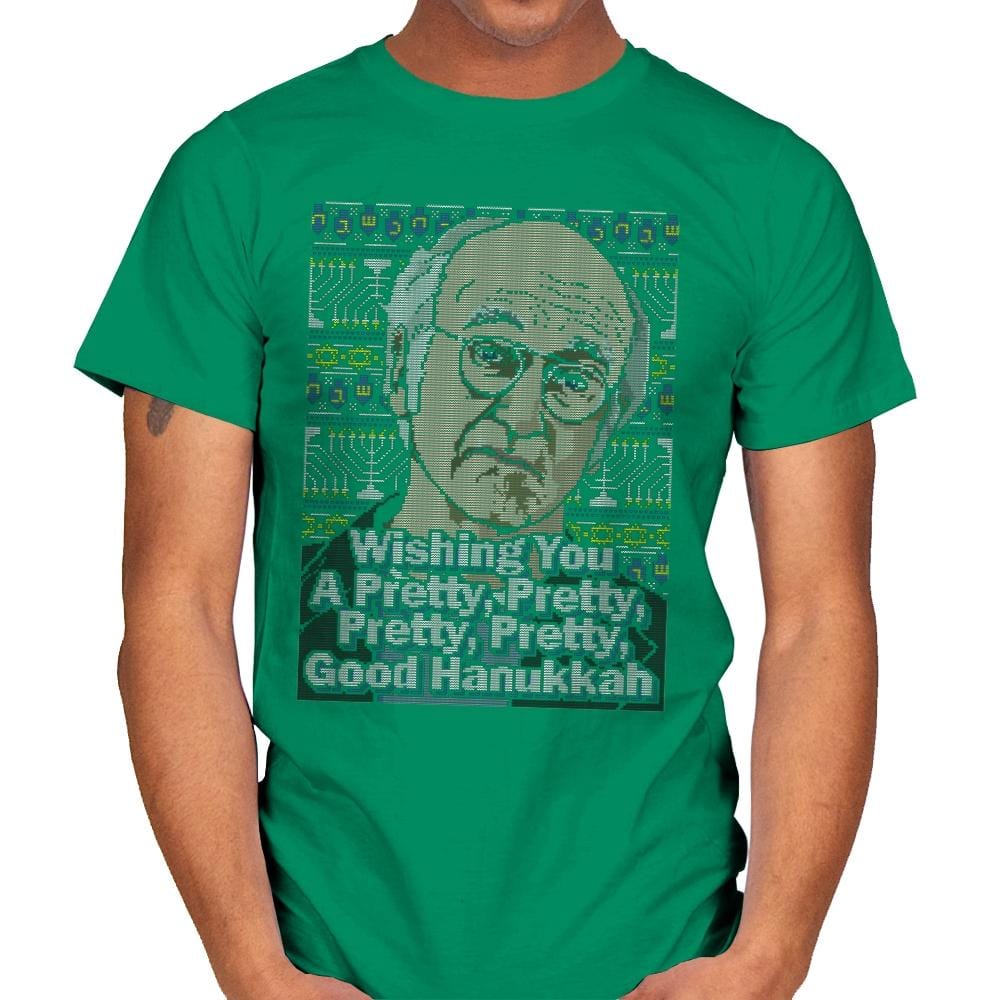 Pretty Good Hanukkah - Mens T-Shirts RIPT Apparel Small / Kelly