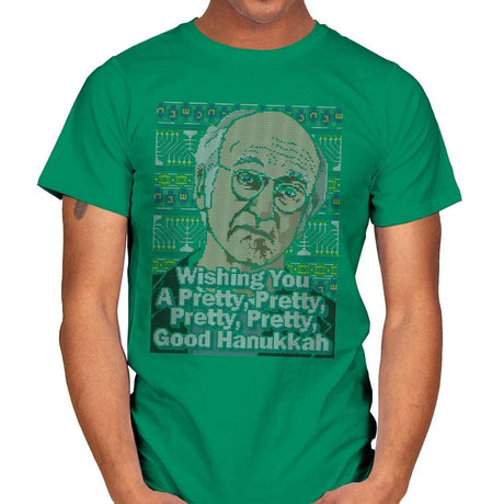 Pretty Good Hanukkah - Mens T-Shirts RIPT Apparel Small / Kelly