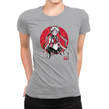 Pretty Guardian Sumi-e - Sumi Ink Wars - Womens Premium T-Shirts RIPT Apparel Small / Heather Grey