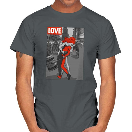 Pride Day In Gotham Exclusive - Pride - Mens T-Shirts RIPT Apparel Small / Charcoal