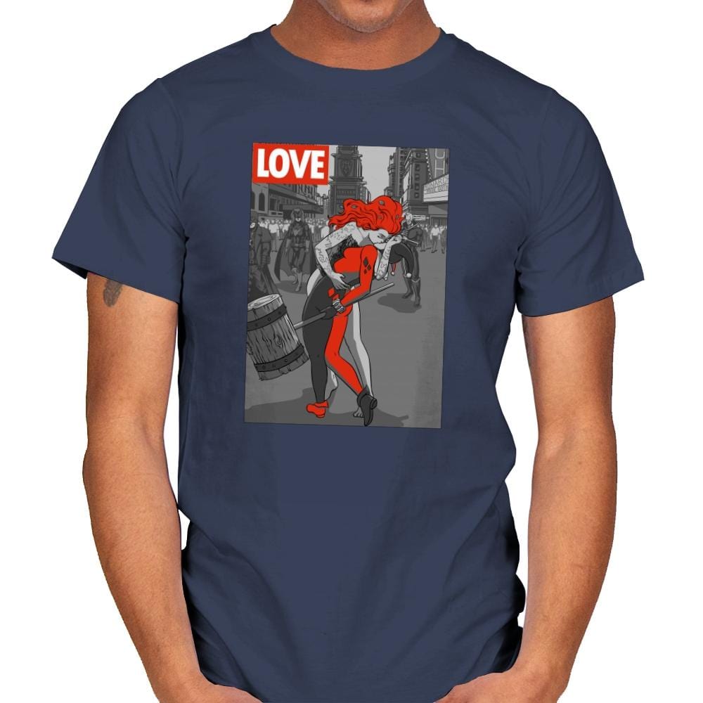 Pride Day In Gotham Exclusive - Pride - Mens T-Shirts RIPT Apparel Small / Navy