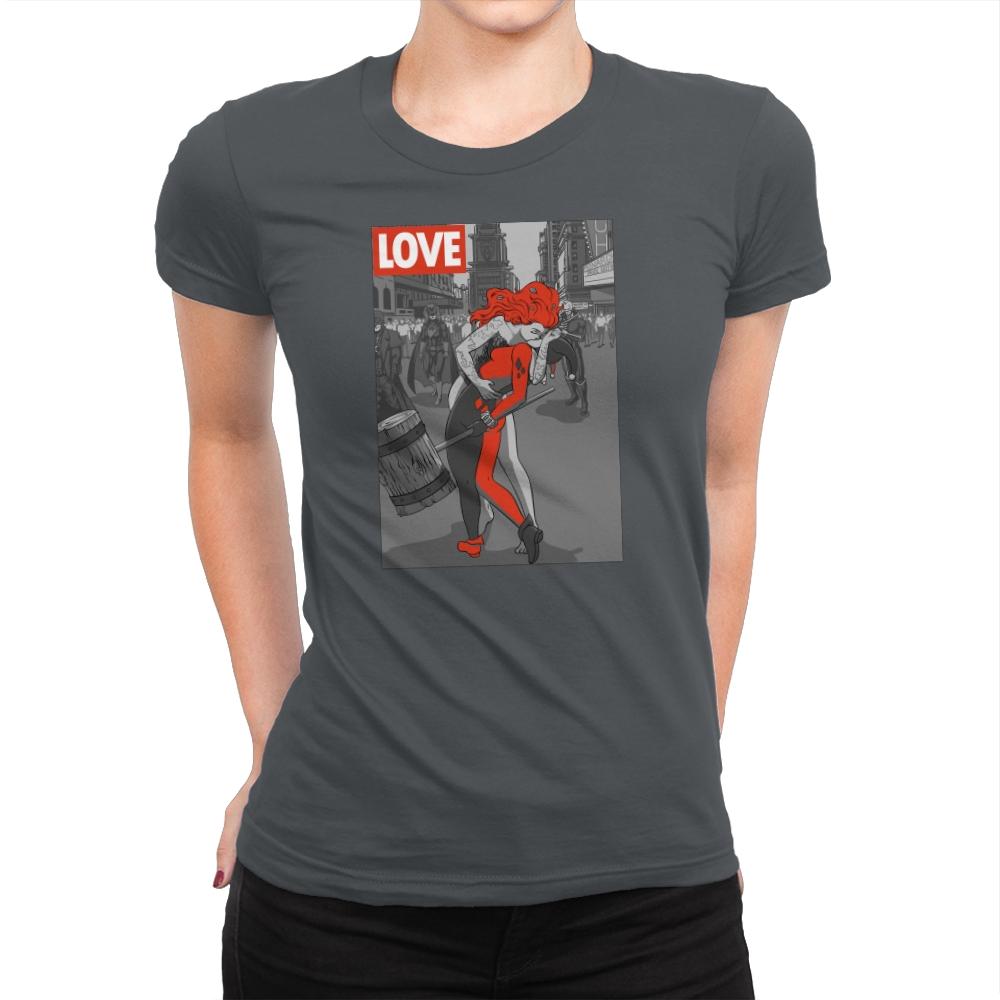 Pride Day In Gotham Exclusive - Pride - Womens Premium T-Shirts RIPT Apparel Small / Heavy Metal