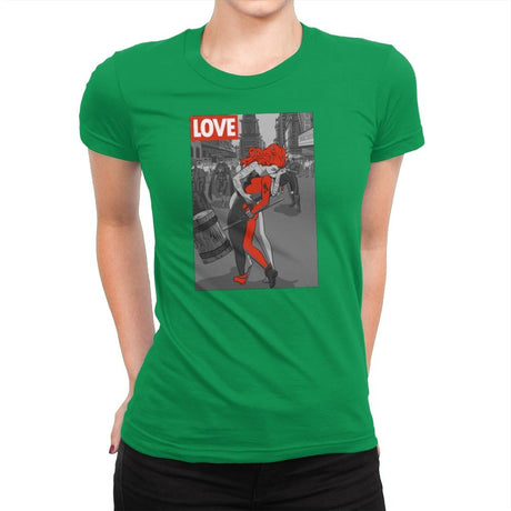 Pride Day In Gotham Exclusive - Pride - Womens Premium T-Shirts RIPT Apparel Small / Kelly Green