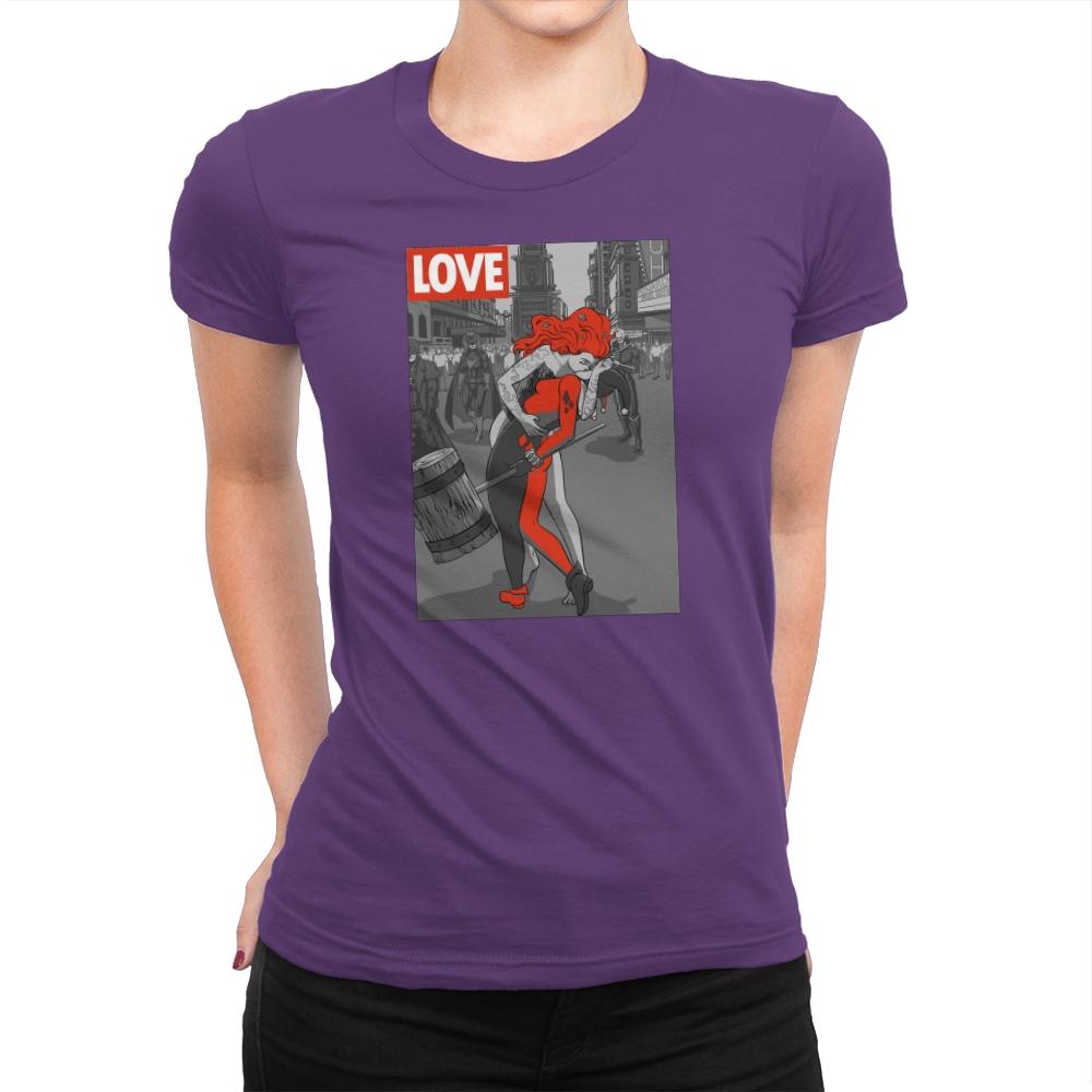Pride Day In Gotham Exclusive - Pride - Womens Premium T-Shirts RIPT Apparel Small / Purple Rush