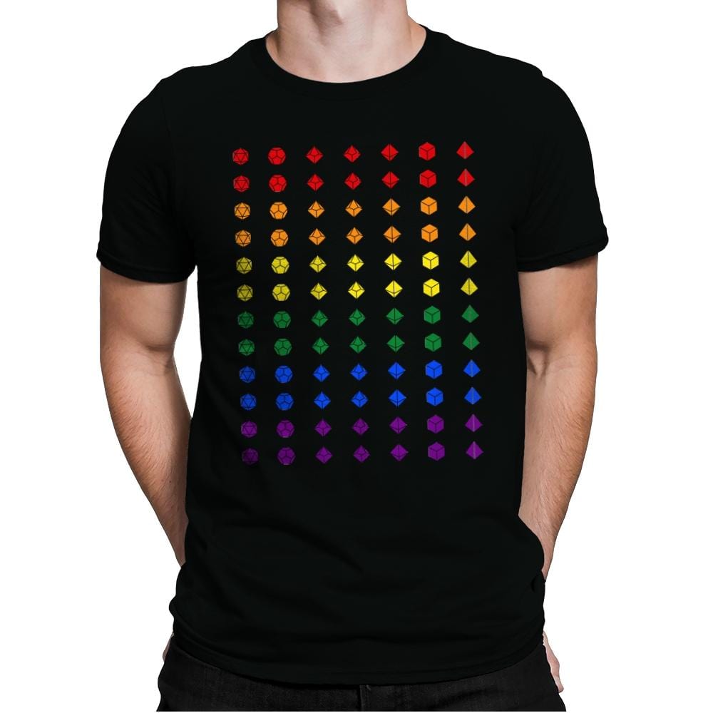 Pride Dice - Mens Premium T-Shirts RIPT Apparel Small / Black