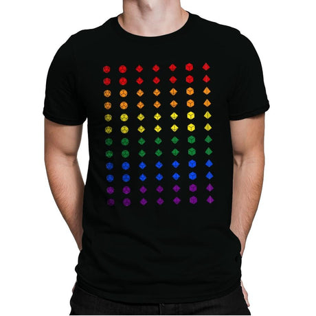 Pride Dice - Mens Premium T-Shirts RIPT Apparel Small / Black