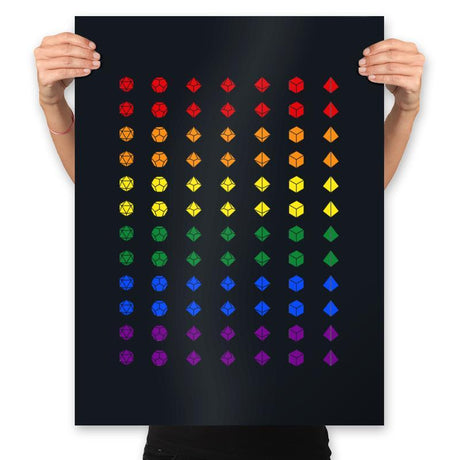 Pride Dice - Prints Posters RIPT Apparel 18x24 / Black