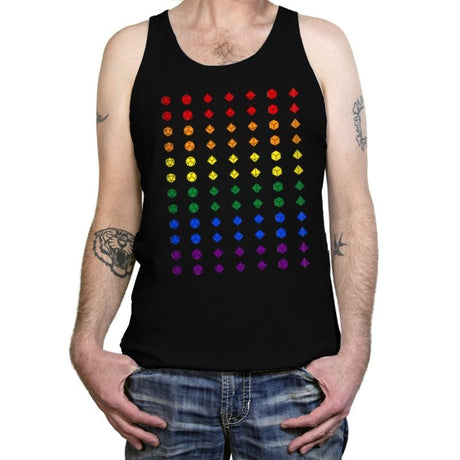 Pride Dice - Tanktop Tanktop RIPT Apparel X-Small / Black