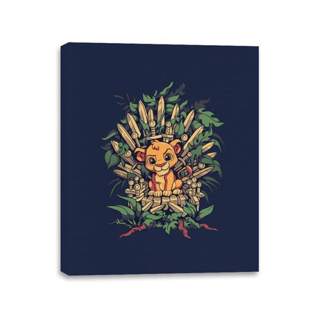 Pride Lands King - Canvas Wraps Canvas Wraps RIPT Apparel 11x14 / Navy