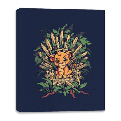 Pride Lands King - Canvas Wraps Canvas Wraps RIPT Apparel 16x20 / Navy