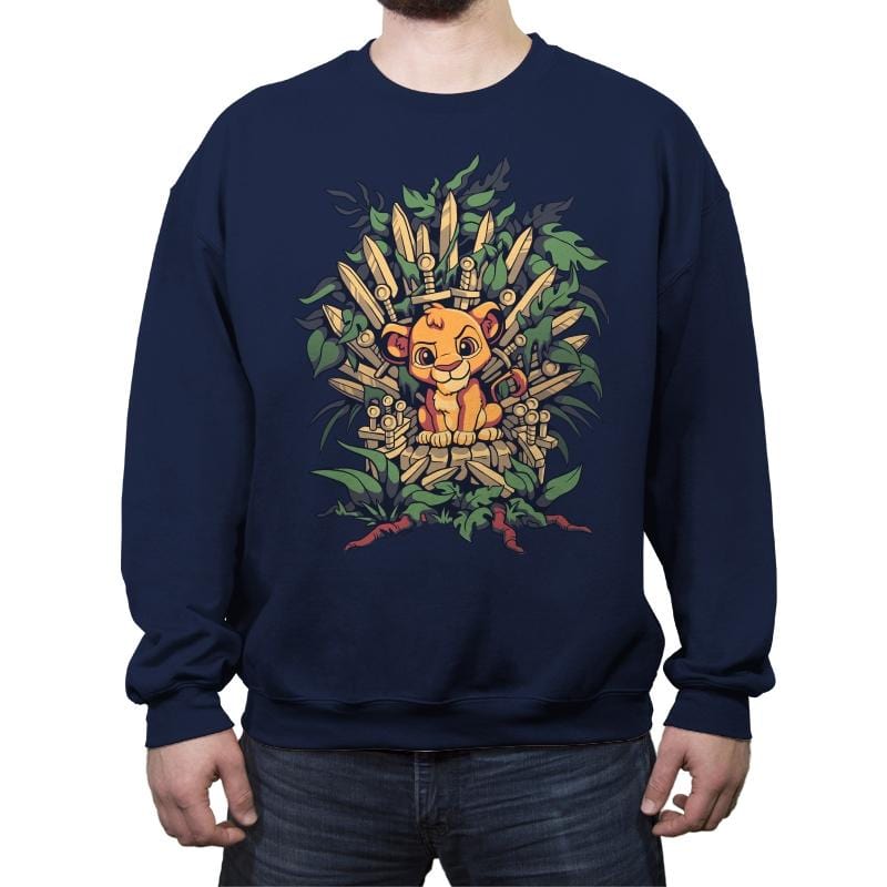 Pride Lands King - Crew Neck Sweatshirt Crew Neck Sweatshirt RIPT Apparel Small / Navy