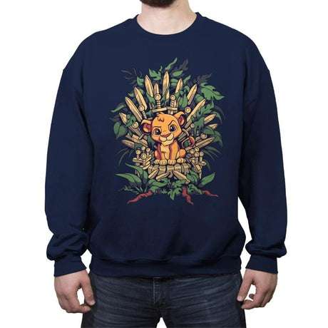 Pride Lands King - Crew Neck Sweatshirt Crew Neck Sweatshirt RIPT Apparel Small / Navy