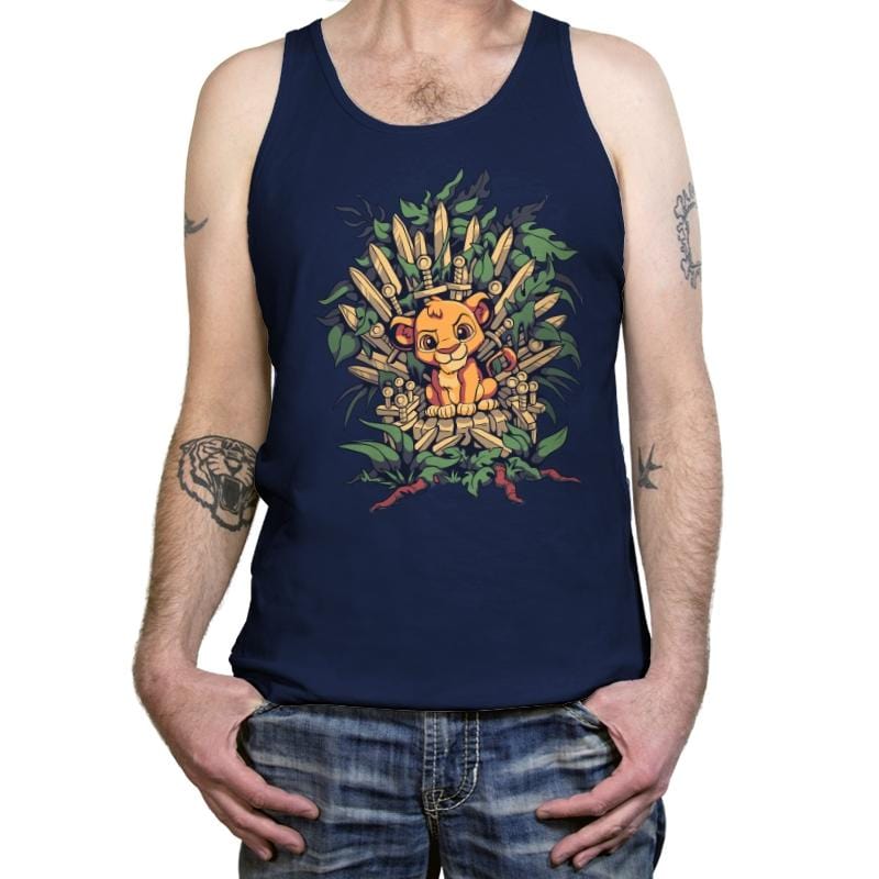 Pride Lands King - Tanktop Tanktop RIPT Apparel X-Small / Navy