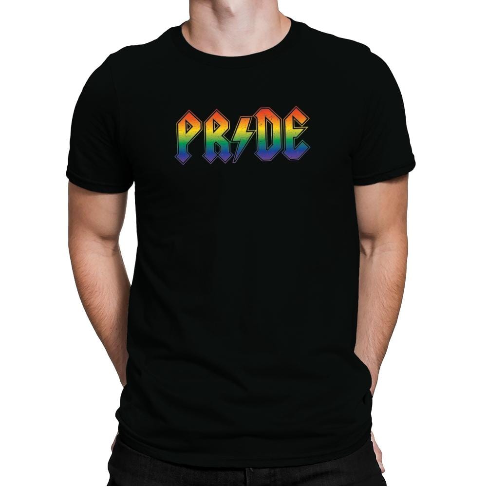 Pride Rock Exclusive - Pride - Mens Premium T-Shirts RIPT Apparel Small / Black