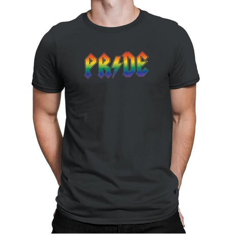 Pride Rock Exclusive - Pride - Mens Premium T-Shirts RIPT Apparel Small / Heavy Metal