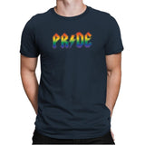 Pride Rock Exclusive - Pride - Mens Premium T-Shirts RIPT Apparel Small / Indigo