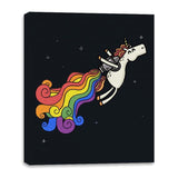 Pride Unicorn Power - Canvas Wraps Canvas Wraps RIPT Apparel 16x20 / Black