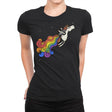Pride Unicorn Power - Womens Premium T-Shirts RIPT Apparel Small / Black