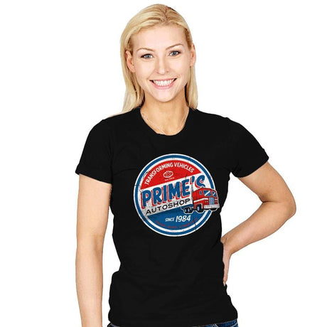 Prime's Autos - Womens T-Shirts RIPT Apparel