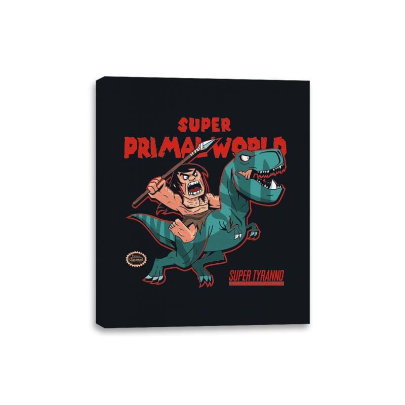 Primordial World - Canvas Wraps Canvas Wraps RIPT Apparel 8x10 / Black