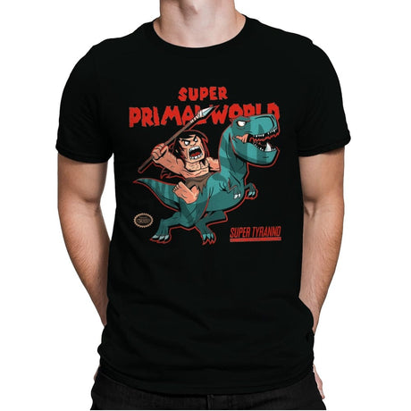 Primordial World - Mens Premium T-Shirts RIPT Apparel Small / Black
