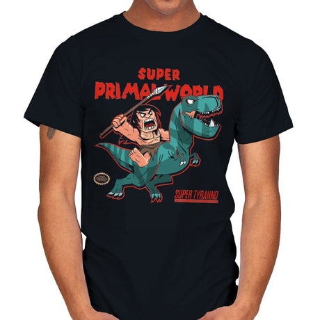 Primordial World - Mens T-Shirts RIPT Apparel Small / Black