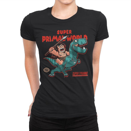 Primordial World - Womens Premium T-Shirts RIPT Apparel Small / Black