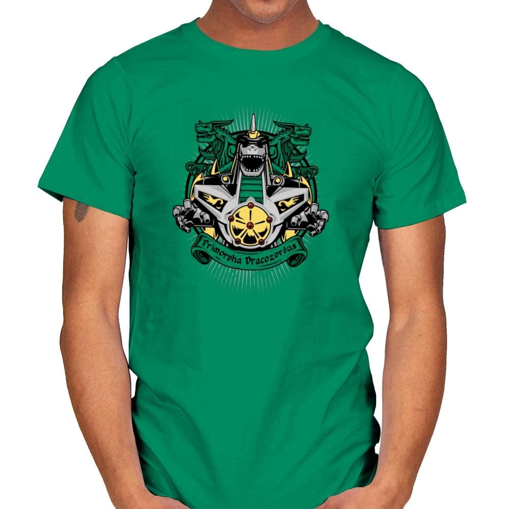 Primorpha Dracozordus - Zordwarts - Mens T-Shirts RIPT Apparel Small / Kelly Green