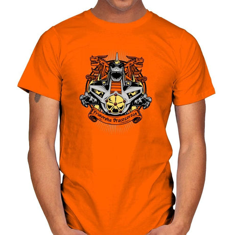 Primorpha Dracozordus - Zordwarts - Mens T-Shirts RIPT Apparel Small / Orange