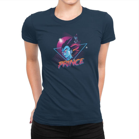 Prince - Kamehameha Tees - Womens Premium T-Shirts RIPT Apparel Small / Midnight Navy