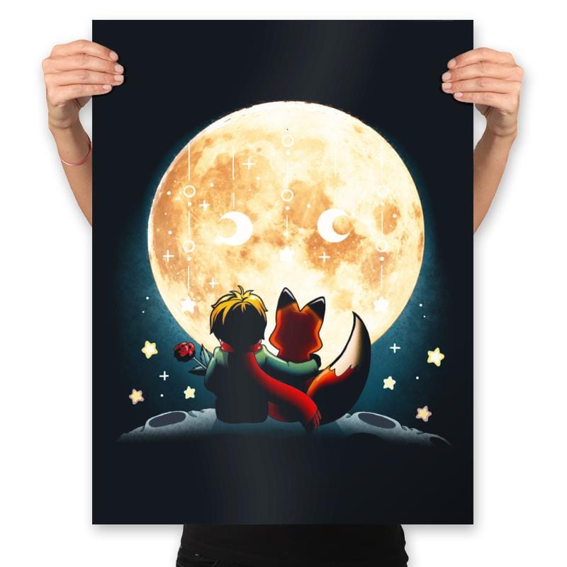Prince Moon - Prints Posters RIPT Apparel 18x24 / Black